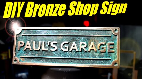 Make Custom Bronze Signs from 3D Printed Patterns