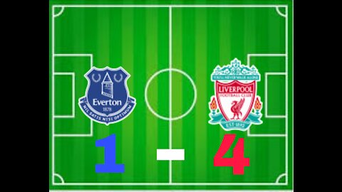 Everton vs Liverpool 1-4||All goal highlight