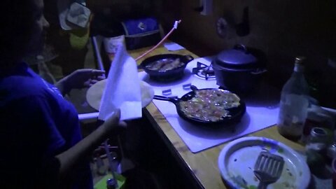 Melanie Cooking Tortang Talong ~ Stuffed Egg Plant