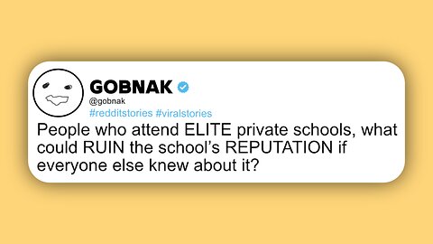 People who attend ELITE private schools, what could RUIN the school’s REPUTATION?