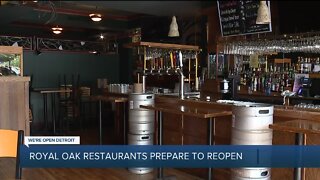 Royal Oak restaurants preparing to serve dine-in customers on Monday