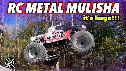 Giant Metal Mulisha Custom Solid Axle RC Monster Truck Bash!