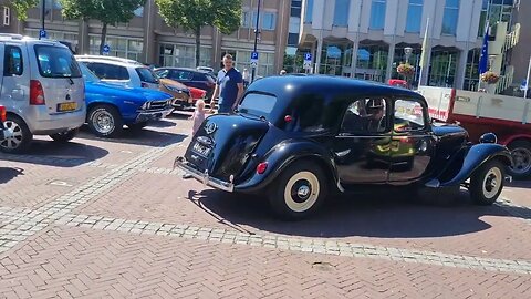 Citroen Traction Avant, once one of the fastest regular cars. Oldtimertreffen Geleen 7.8.2022