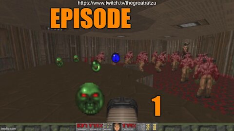 Chatzu Plays Doom 2 Episode 1 - Monsters And Mazes