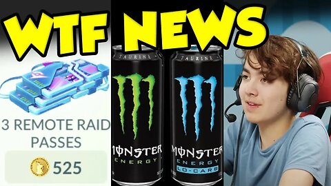 WTF Gaming News! Pokemon GO Raid Pass Drama / Monster Energy Sues EVERYONE