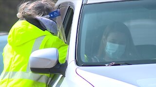 Summit County's drive-thru mass vaccination clinic opens at county fairgrounds