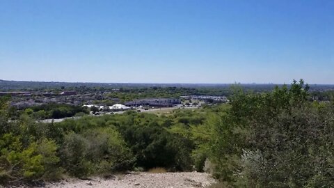 No Chemtrails, Lost in Blue Skies, Top of San Antonio, testing EMF & Radiation