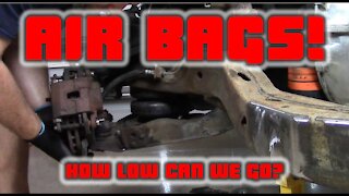 PART 7 - 1952 Chevy 3100 - Front Air Bag Install!