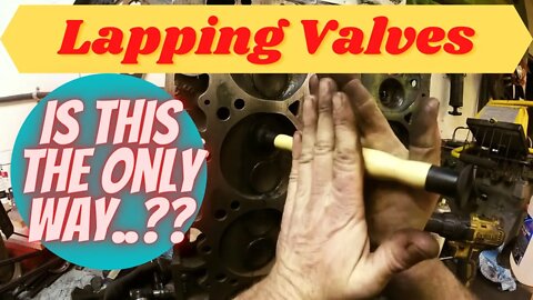 Cheap 440 Build Pt10 Lapping Valves Easy Way