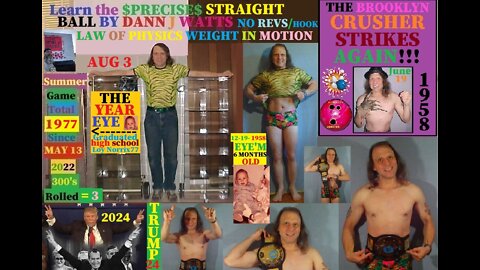 Learn how to become a better straight ball bowler #72 with Dann the CD born MAN on 8-4-22.#72 bowl video