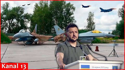 Ukraine preparing for response strike on Russia with Western-provided F-16 fighter jets - Zelenskiy