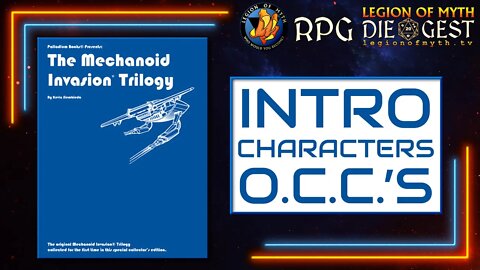 [69-1] - THE MECHANOID INVASION TRILOGY by Palladium Books | Intro & O.C.C.s