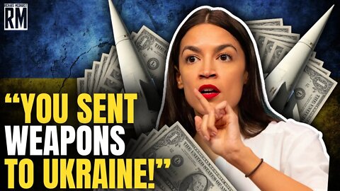 “You Sent Weapons to Ukraine!” AOC Confronted by Activists