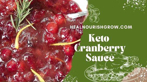 Keto Cranberry Sauce