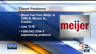 Unleaded fuel mixed with diesel at Franklin Meijer