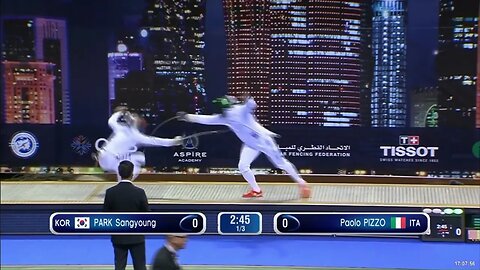 Epee Fencing - Crouching Tiger vs Hidden Dragon! | Park S vs Pizzo P