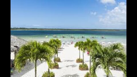 Aerial shot in Jericoacoara, Ceará