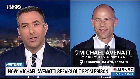 Disgraced Michael Avenatti calls MSNBC from prison for interesting take on Trump's case.