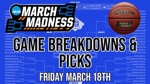 NCAA Basketball March Madness Round of 64 Day 2