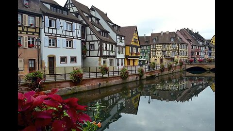 Colmar, France walking tour. Beautiful architecture and scenery at every glance.