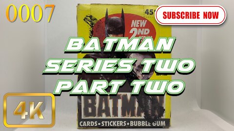 the[CARD]curator [0007] 'Batman' (1989) Trading Cards - Series 2 [2 of 6] [#batman #batman1989]