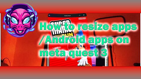 How to resize apps/android apps on Meta Quest 3