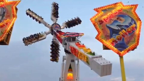 Dangerous Amusement Rides Around In Australia Flea Market