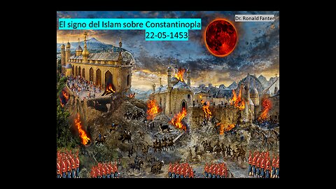 De repente sobre Constantinopla, el signo del Islam aparece en los cielos