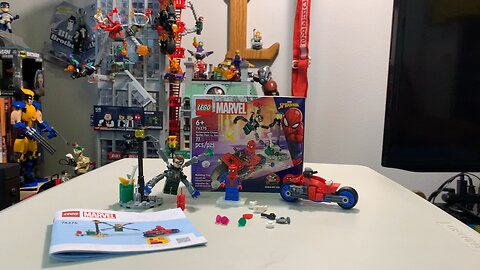 Lego Motorcycle Chase: Spider-Man vs Doc Ock Set