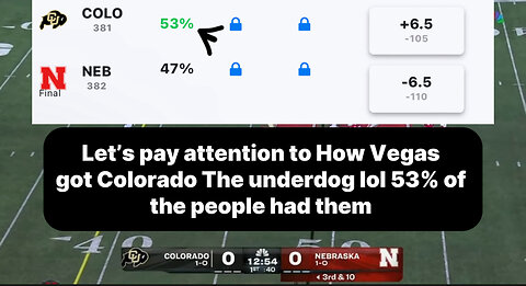 Rigged Colorado Buffaloes vs Nebraska | I GUESS THEY FORGOT HOW TO PLAY FOOTBALL LOL #rigged #cfb