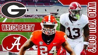 Georgia Bulldogs vs Alabama Crimson Tide | Live Play by Play & Reaction Stream | 2024 SEC GM4