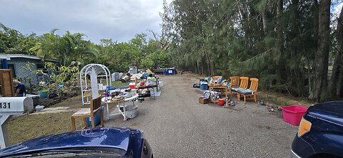 Driving through the Extreme Hurricane Flood Damage, New Port, Richey, Florida