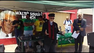 SOUTH AFRICAN - Cape Town - ANC launches Lentegeur Water Campaign (video) (RBu)