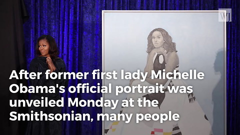 Michelle Obama's Portrait Dress Choice Is No Coincidence, Here's The Sneaky Message She Sent