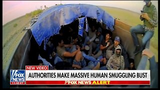 Trafficker Arrested After 76 Illegals Found Crammed Into A Trailer