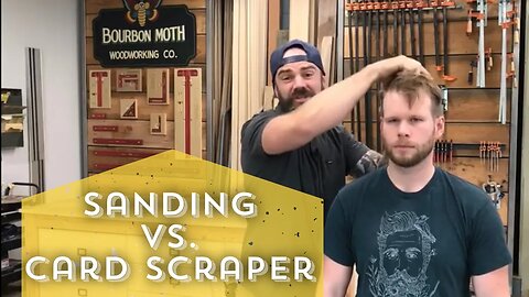 Card Scraper Vs. Sandpaper