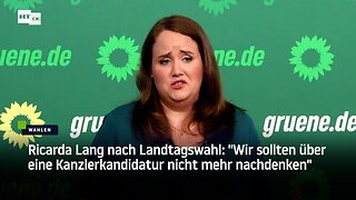 Ricarda Lang nach Landtagswahl: "Wir sollten über eine Kanzlerkandidatur nicht mehr nachdenken"