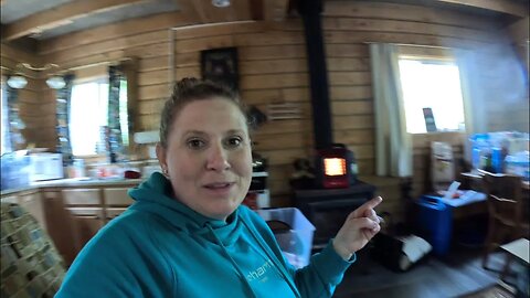 Moving stuff to the off grid cabin. Mosquito help at the cabin