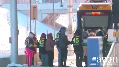 Trump Protesters Form Line To Block Commuter Train, Ends Badly For Them