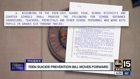 Suicide prevention training moves forward