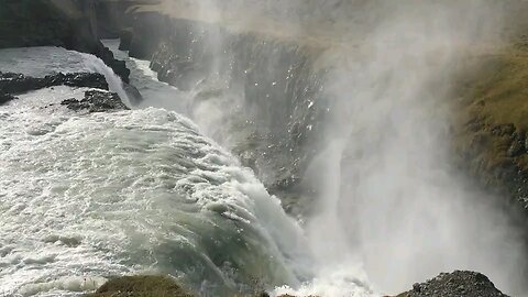 The sight of the water flowing is so beautiful