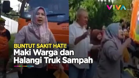 Sakit Hati, Pasutri Lakukan Aksi Licik Halangi Truk Sampah Warga