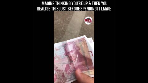 Guy gets given £50 fake note!