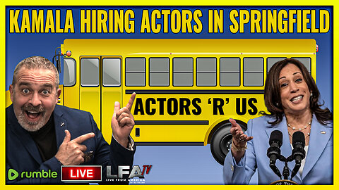 LFA EXCLUSIVE: We Caught Kamala Hiring Fake Supporters In Springfield Ohio | The Santilli Report 9.25.24 4pm EST