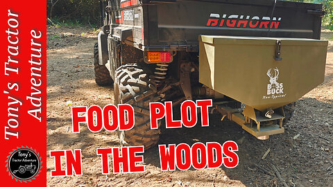 Clearing Land For a Deer Food Plot with a Tractor