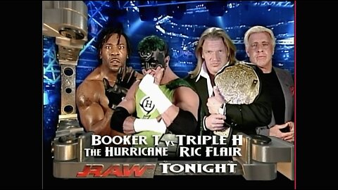 Booker T & The Hurricane vs Triple H & Ric Flair (Full Match)