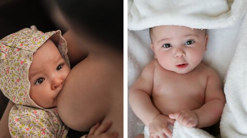 Unbelievable MIRACLe of Woman and Grilz BREAST-feeding a cute inoocence!!