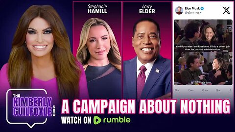 Harris-Walz: The Campaign About Nothing, Interviews with Stephanie Hamill & Larry Elder | Ep. 153