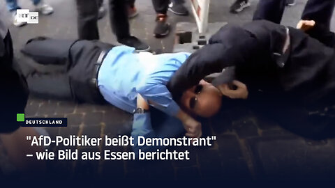 "AfD-Politiker beißt Demonstrant" – wie Bild aus Essen berichtet