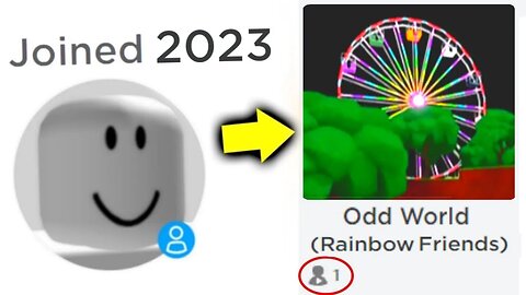 Time Traveler Sent Me To ODD WORLD.. (Rainbow Friends Chapter 2)